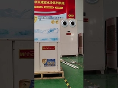 Ống trần loại bốc hơi làm mát bơm nhiệt cho siêu thị kho lưu trữ nhà để xe ngầm