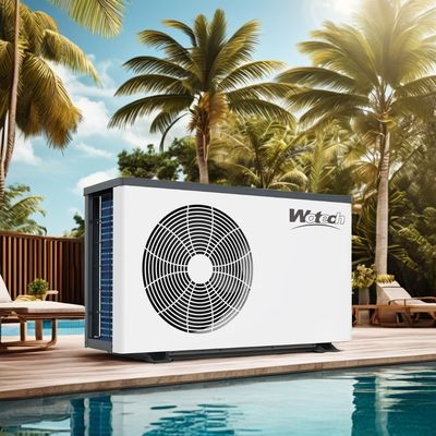 Tiếng Anh Ngôn ngữ vận hành 31kw DC Inverter Air Source Heat Pump For Spa Water Heating