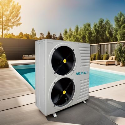 R32 Nên bật/tắt máy sưởi hồ bơi Wotech 380V 31KW Máy bơm nhiệt không khí đến nước cho nhiệt độ liên tục