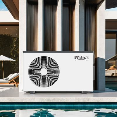 R32 Máy bơm nhiệt nguồn không khí biến tần đơn khối với chức năng làm mát nước bơi