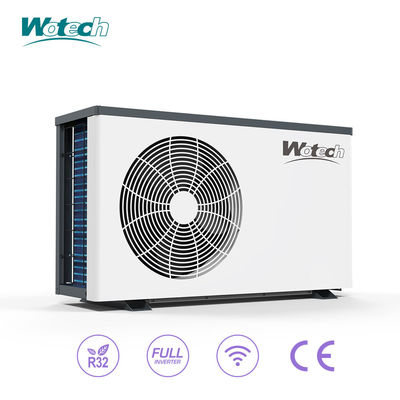 Bơi 12kw bể bơi bơm nhiệt R32 Inverter đầy đủ cho dòng chảy nước gia đình 4-6m3/H