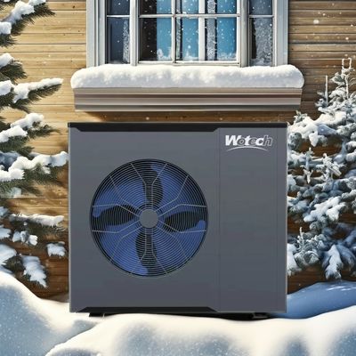 Euro Standard Wotech 380V 14kw Máy bơm nhiệt từ không khí sang nước Monoblock R32 A / A máy bơm nhiệt DHW