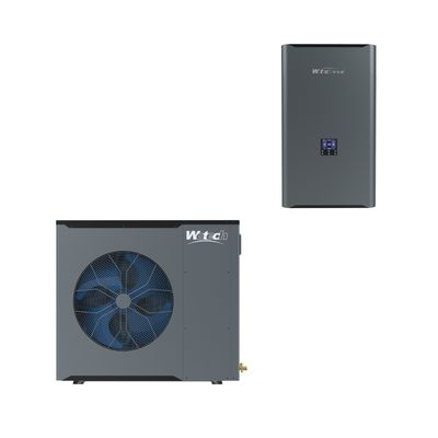Thép kẽm 10 Kw R32 Inverter Split Air Source Máy bơm nhiệt nước nóng để sưởi ấm nhà