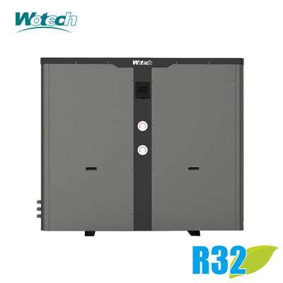 Wotech 35Kw R32 máy bơm nhiệt nguồn không khí với chức năng thùng bơi nước sưởi ấm / làm mát