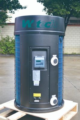 14kw R410A hiệu suất cao đầu thổi vào / tắt bể bơi máy bơm nhiệt cho sưởi ấm làm mát trong máy nén quay